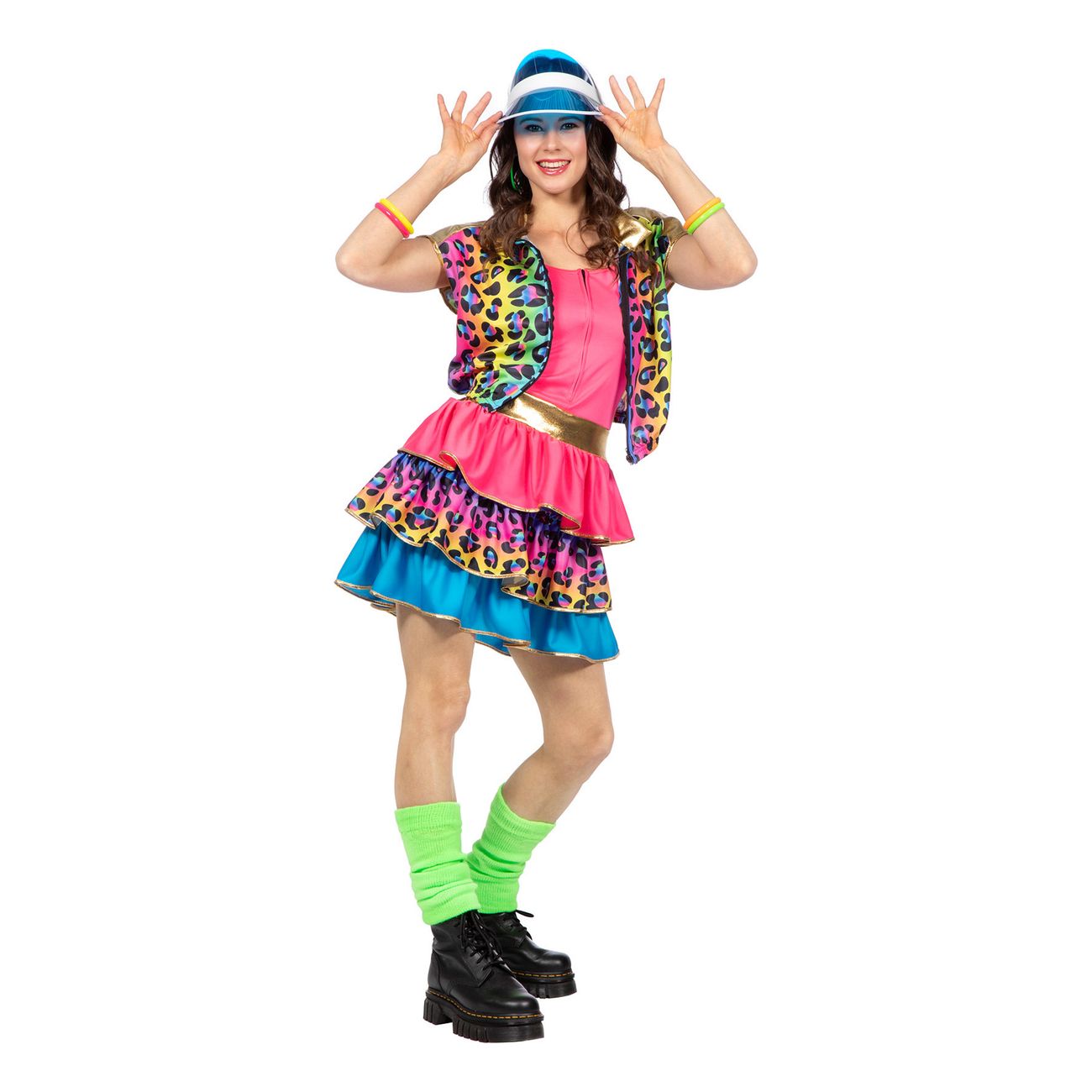 80-tals-neon-leopard-dam-maskeraddrakt-107549-1