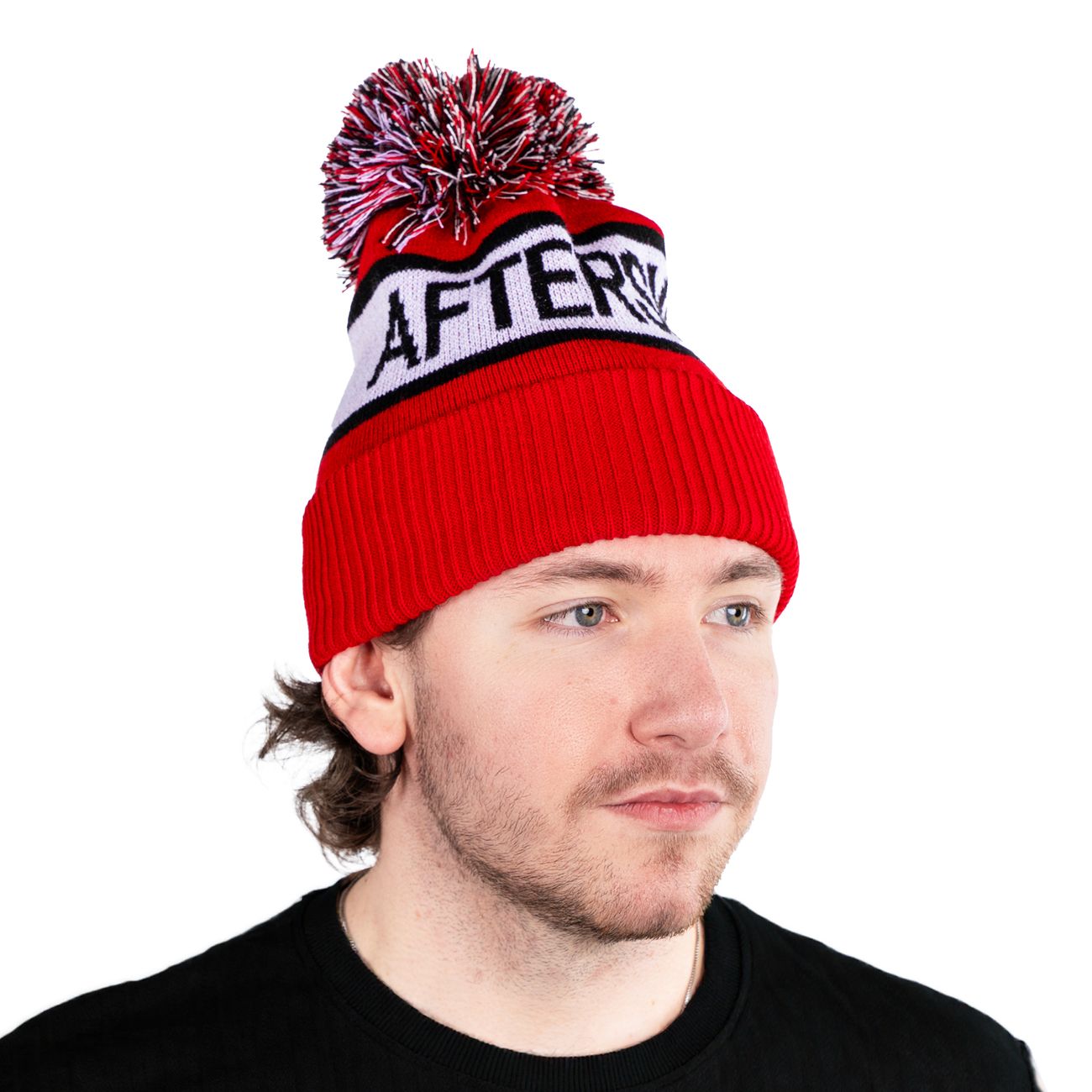 Afterski Mössa Röd