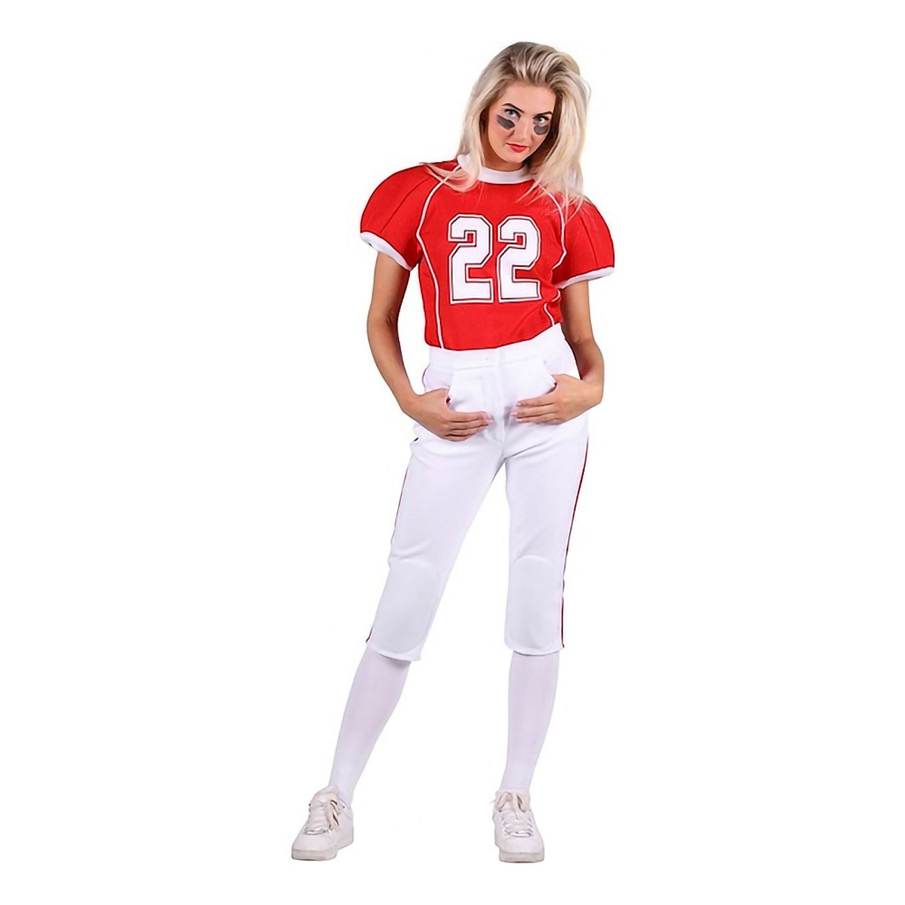 Amerikansk Fotbollsspelare Dam Maskeraddräkt