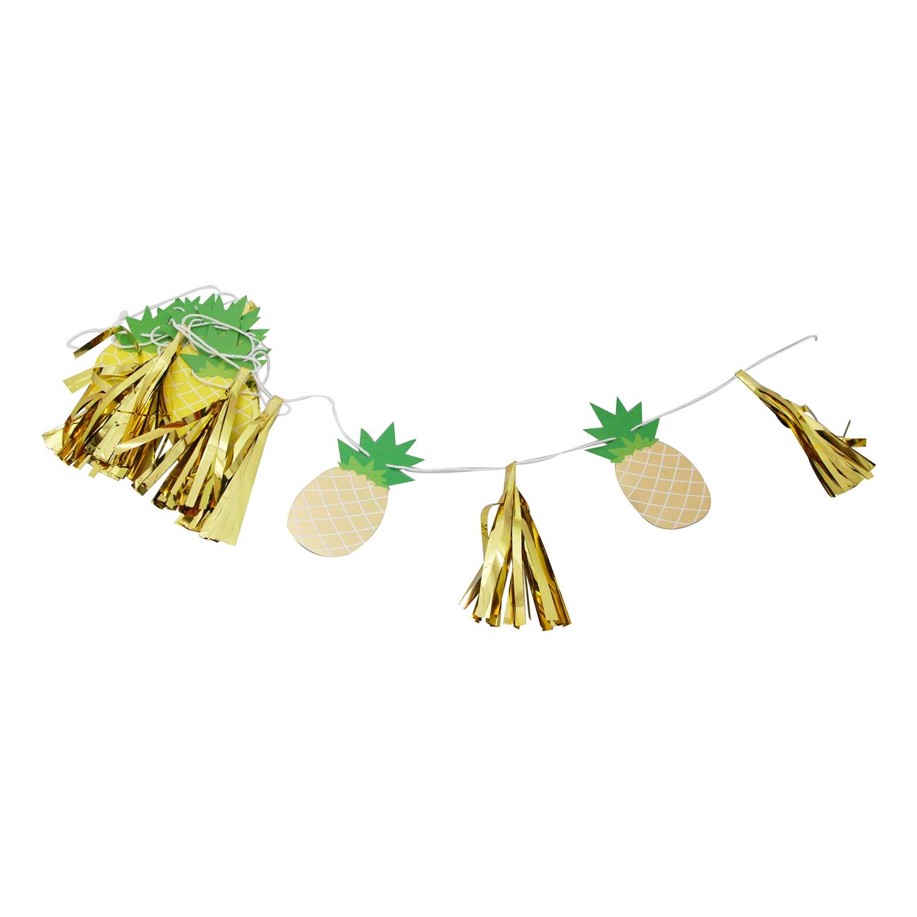 ananas-och-tassel-girlang-guldglitter-och-folie-3m-84533-1