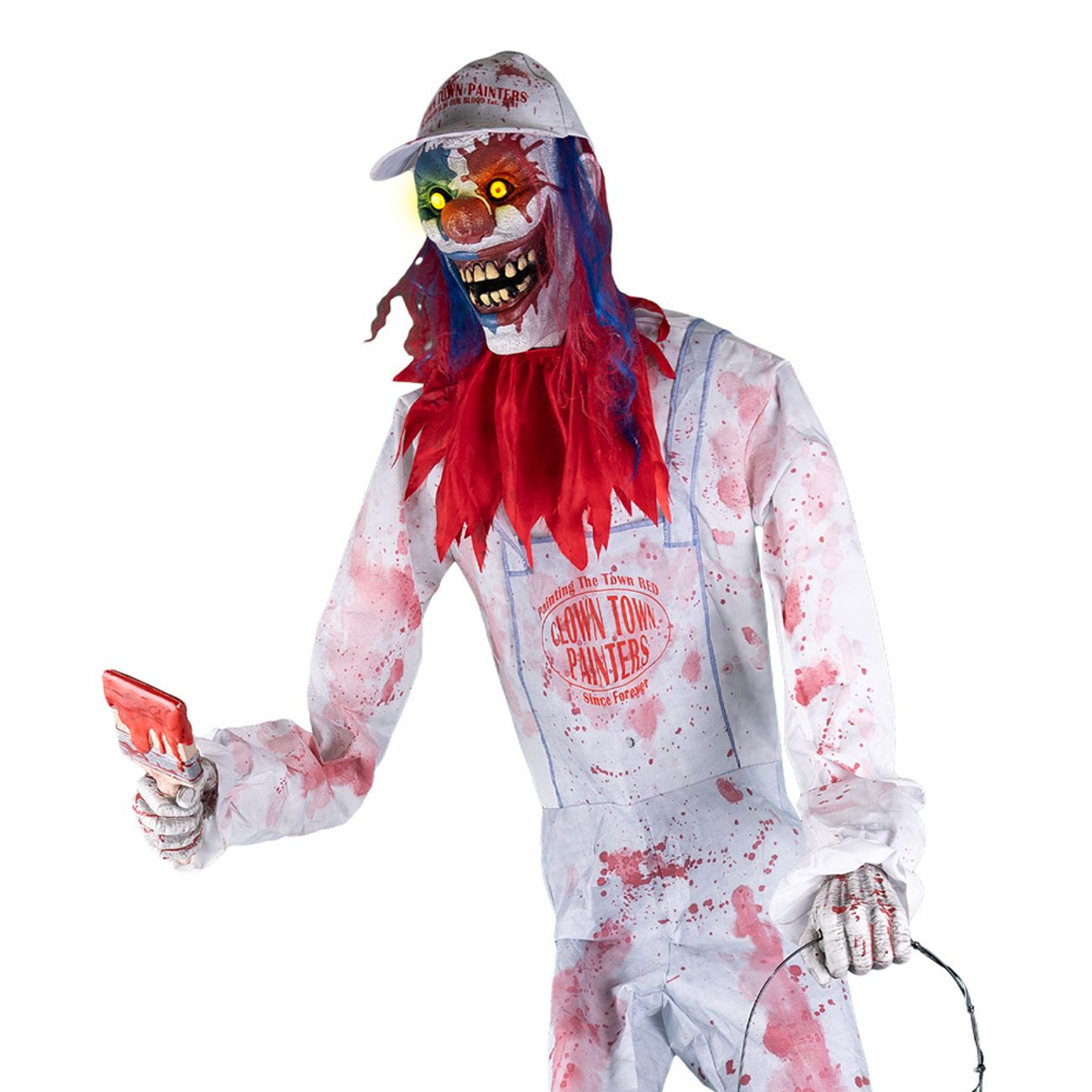 Animerad Clown med Färgburk Prop