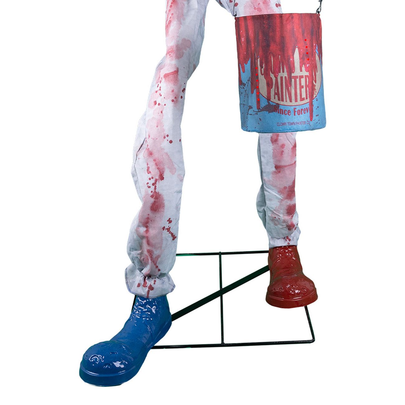 Animerad Clown med Färgburk Prop