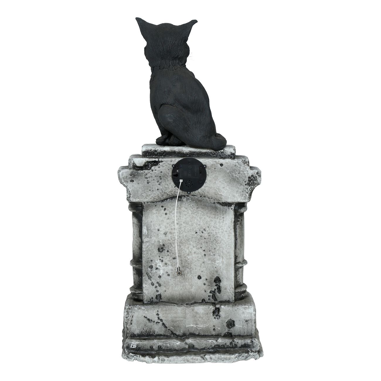 Animerad Gravsten med Katt Prop