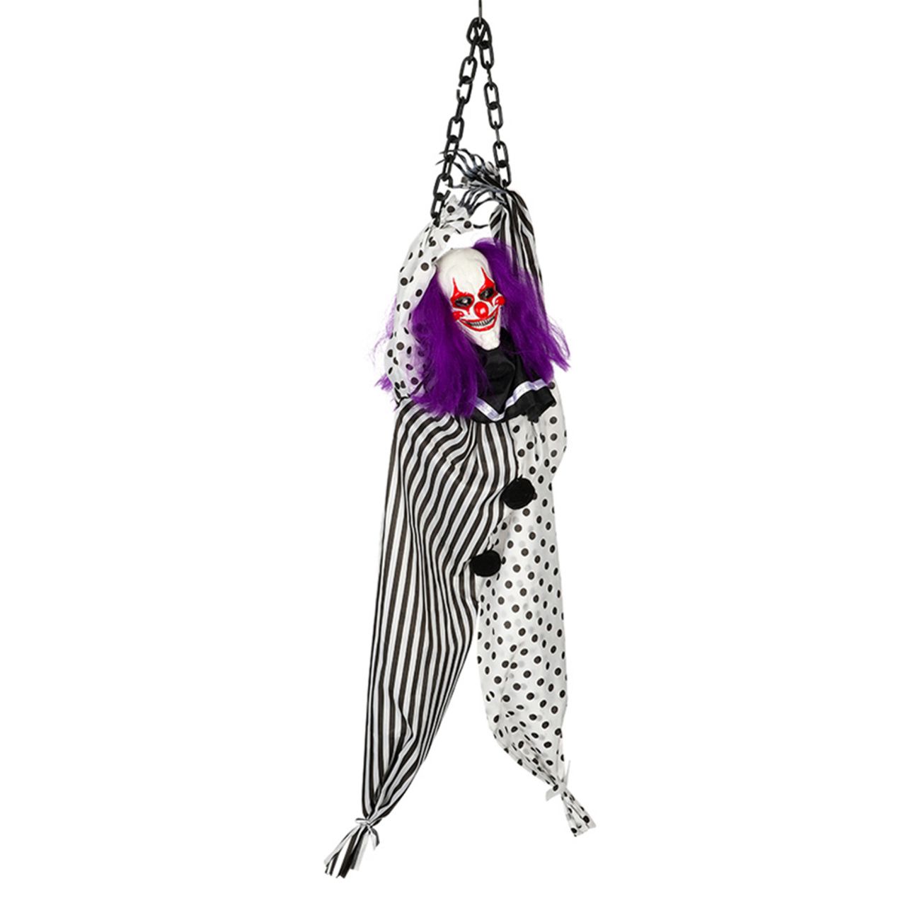 Animerad Skakande Clown i Kedjor Prop