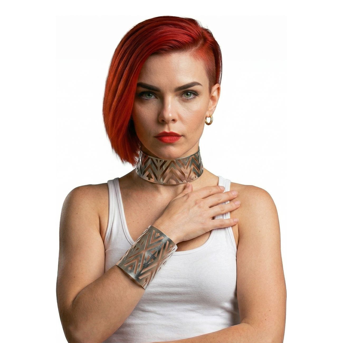 Armband Futuristiskt Silver