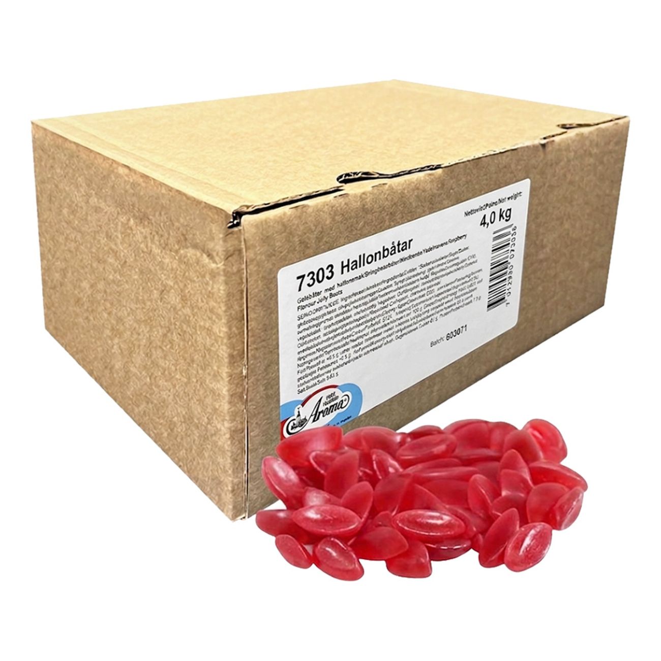 Aroma Hallonbåtar Storpack