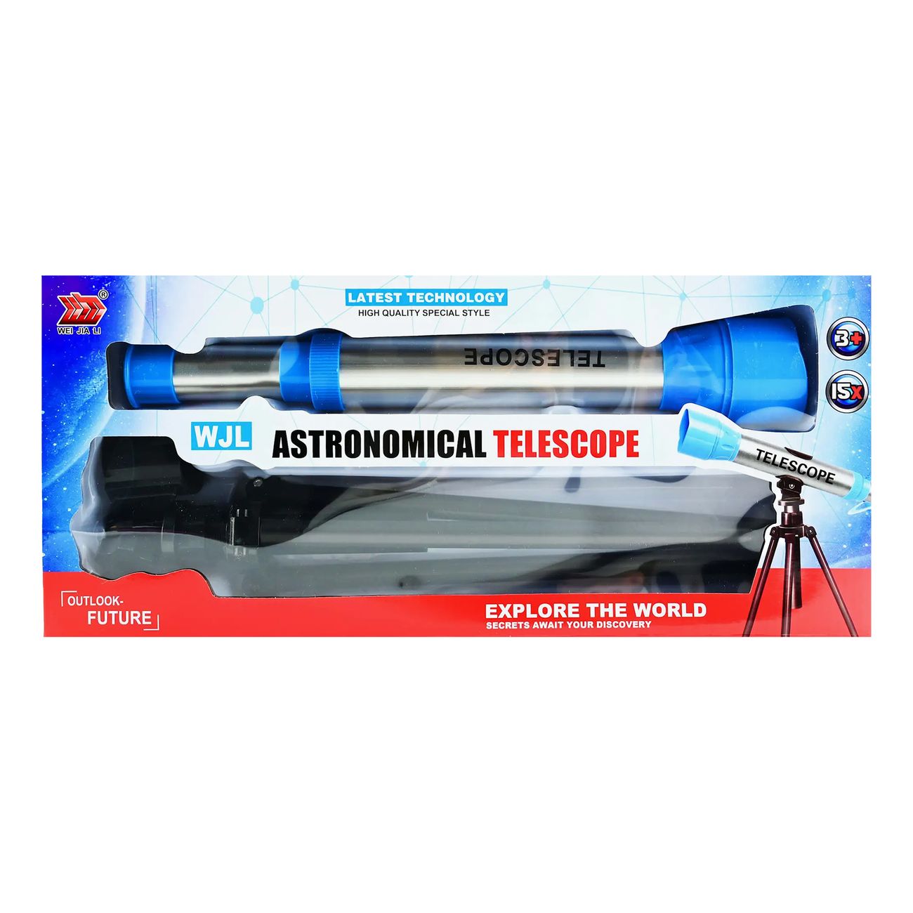 Astronomiskt Teleskop för Barn