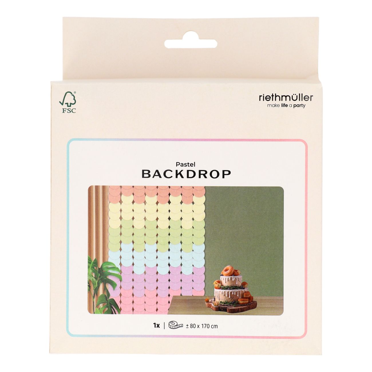 Backdrop Cirklar Dreamy Pastel