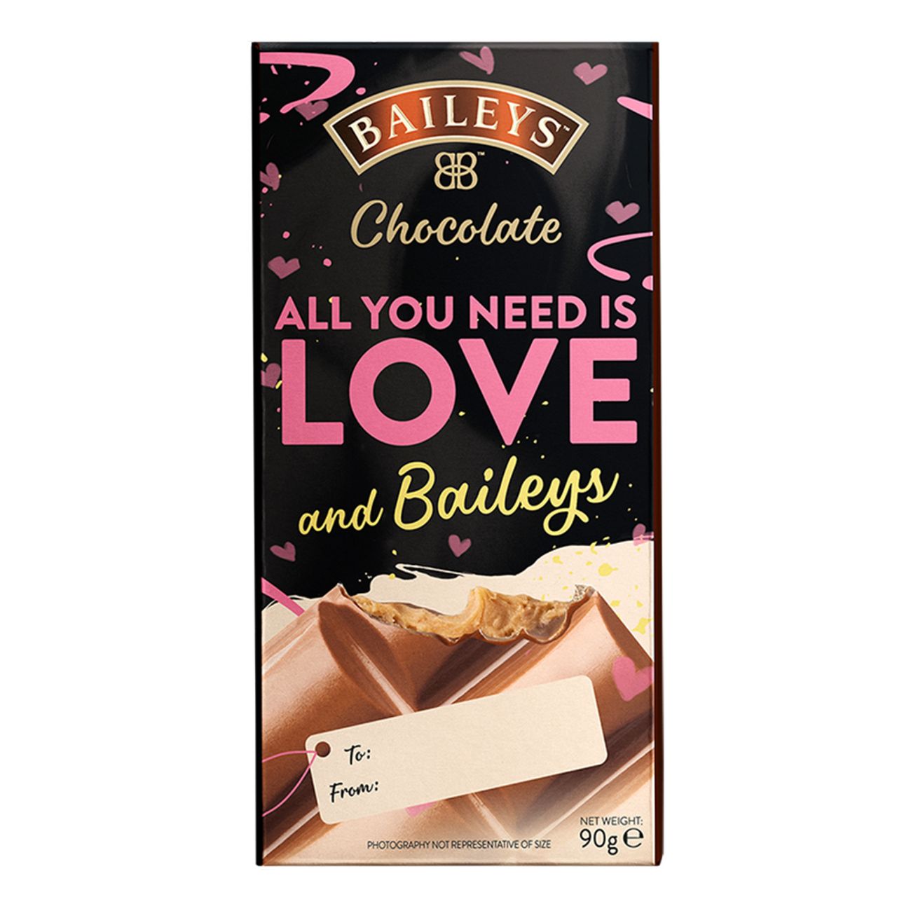 Baileys Truffle Love Bar -suklaalevy