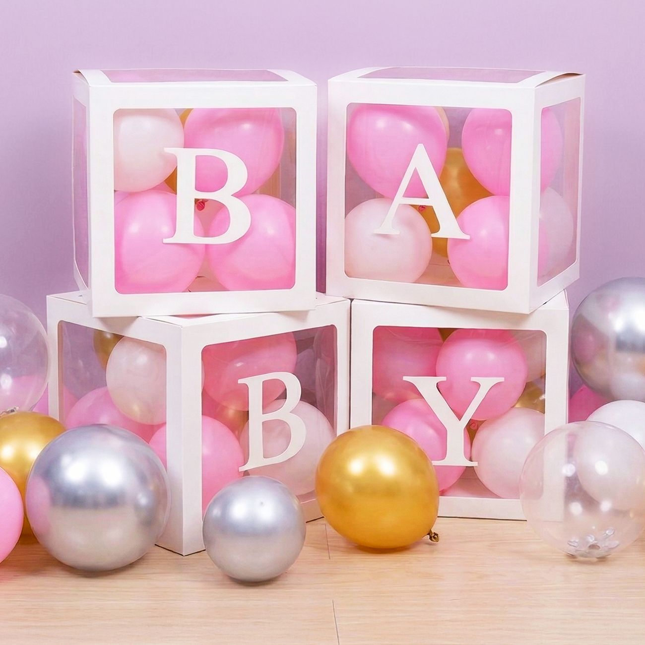 Ballongbox med Bokstav