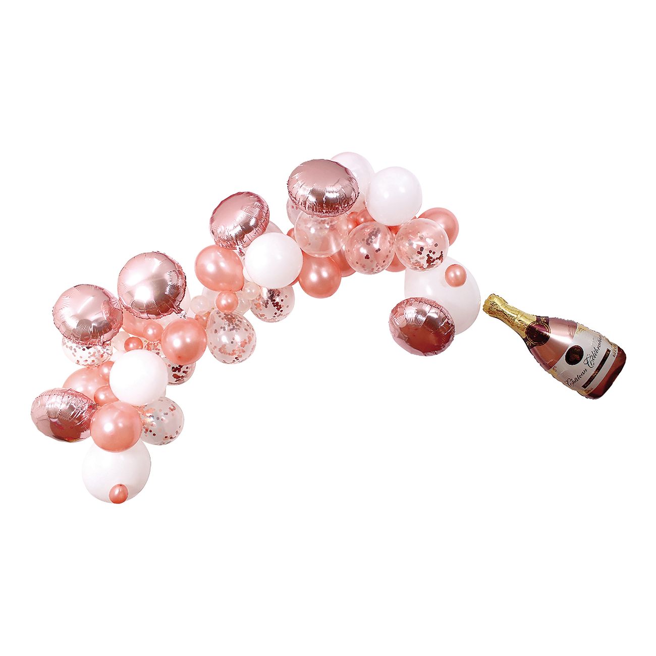 ballongbukett-med-rosa-champagneflaska-90319-1