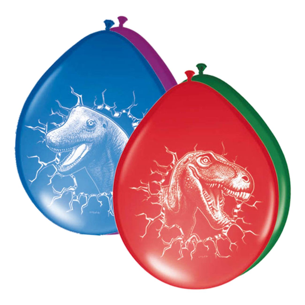 ballonger-flerfargade-dinosaurier-77108-1
