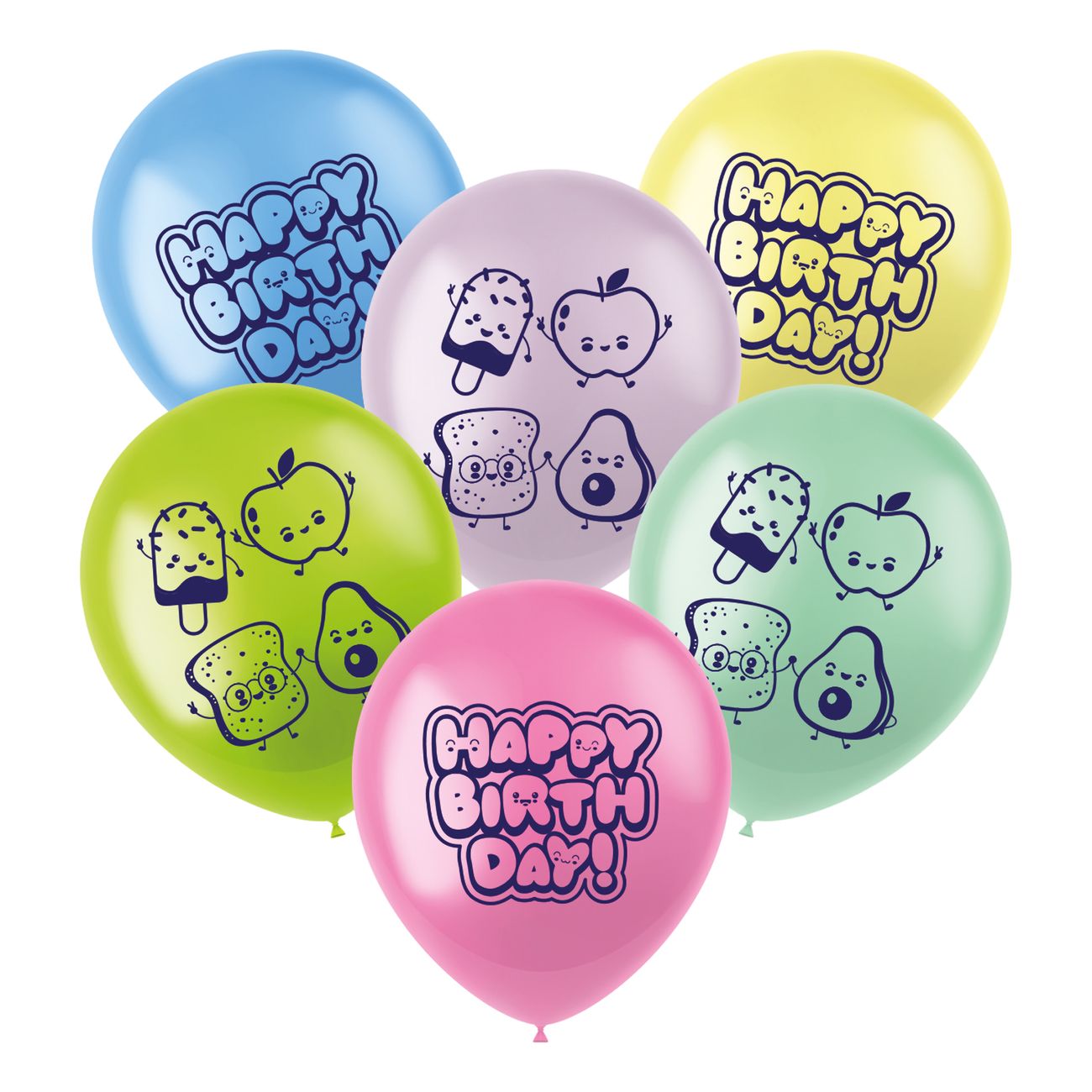Ballonger Happy Birthday Kawaii