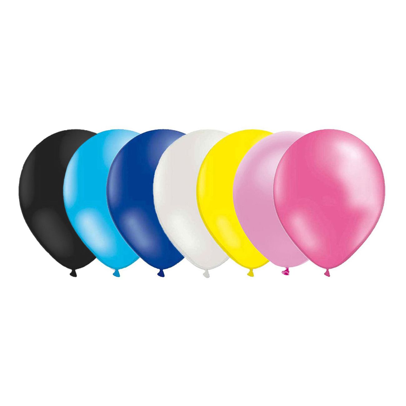 Ballonger Metallic Flerfärgade