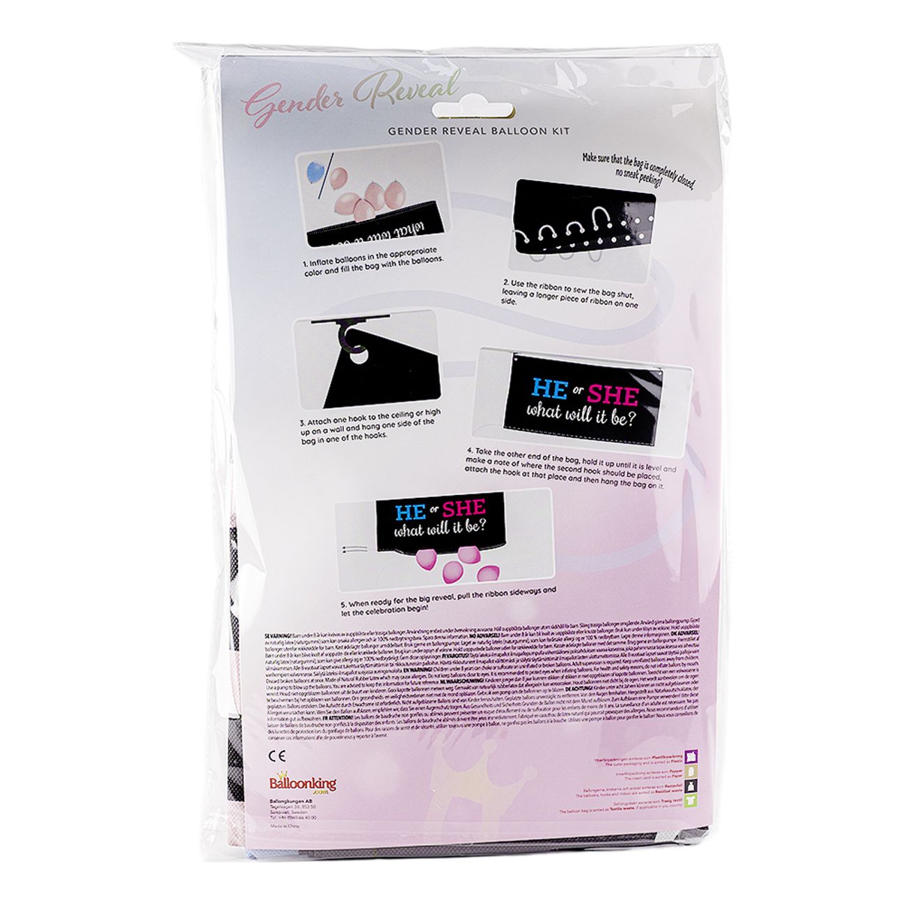 Ballongkit He or She