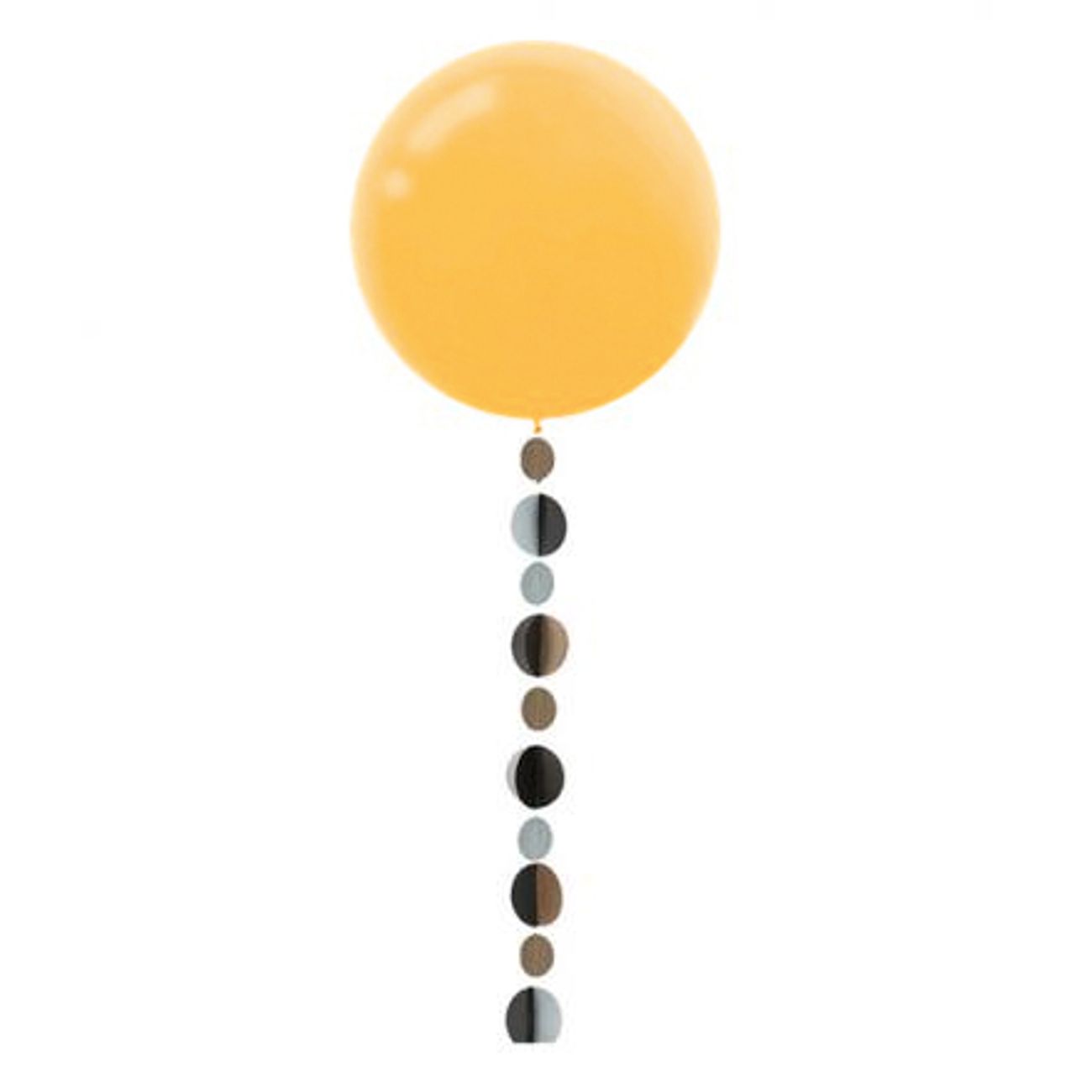 ballongsvans-cirklar-guldsilversvart-2