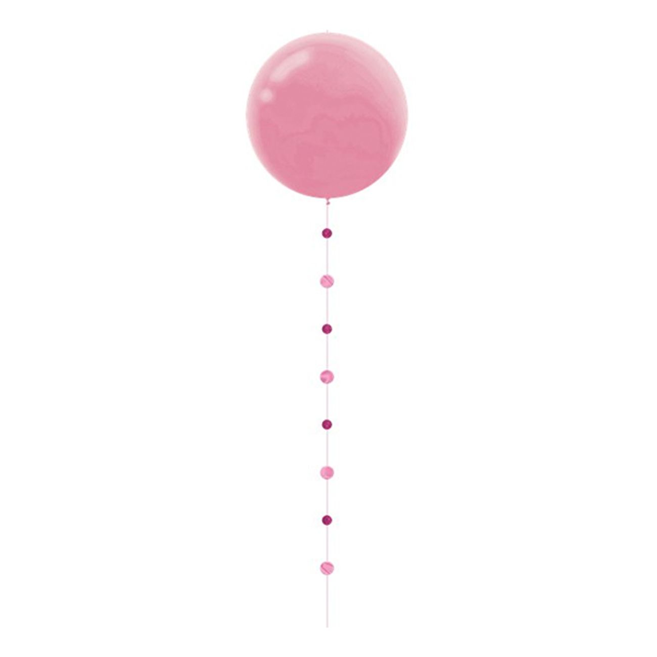 ballongsvans-cirklar-rosa-glitter-1