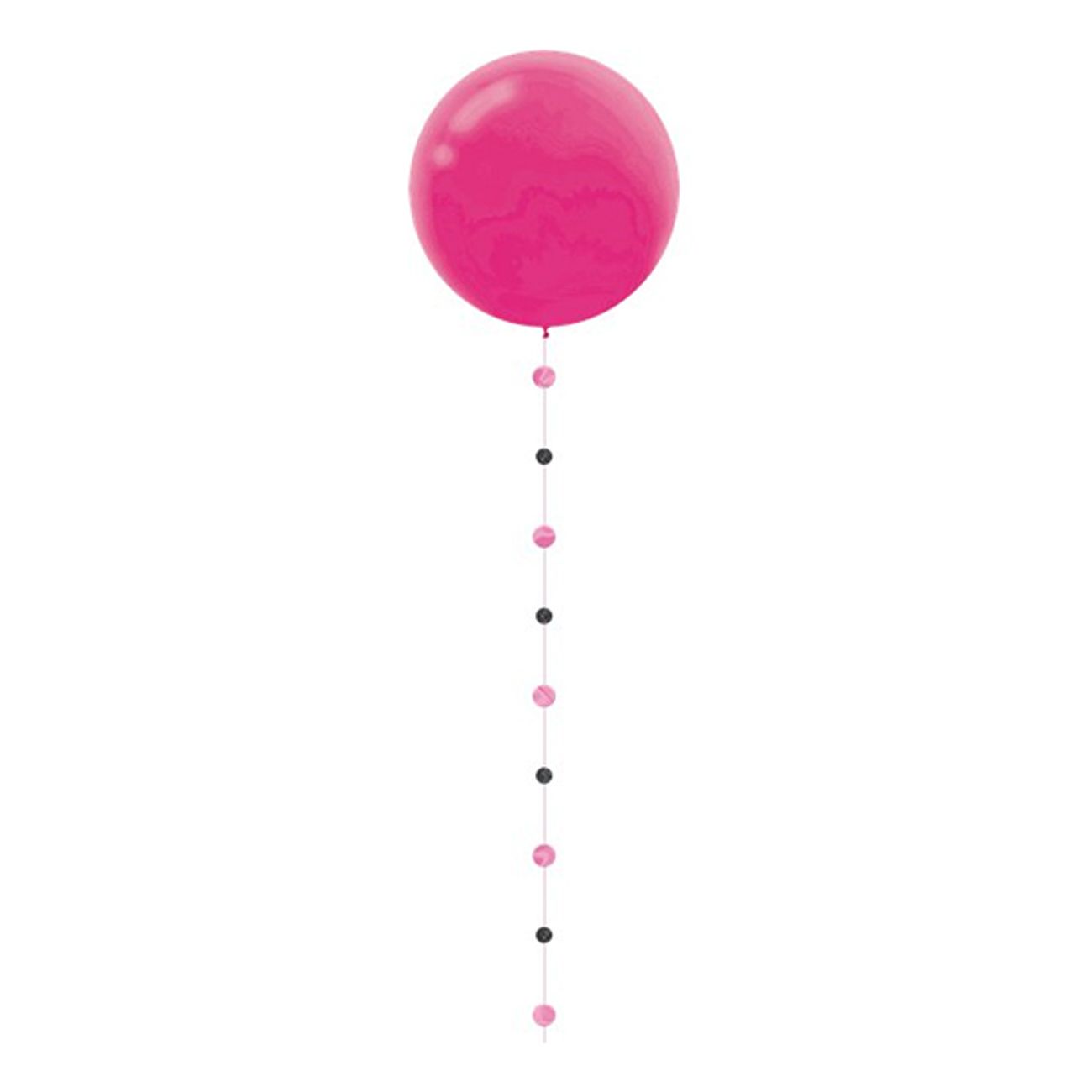 ballongsvans-cirklar-rosasvart-glitter-1