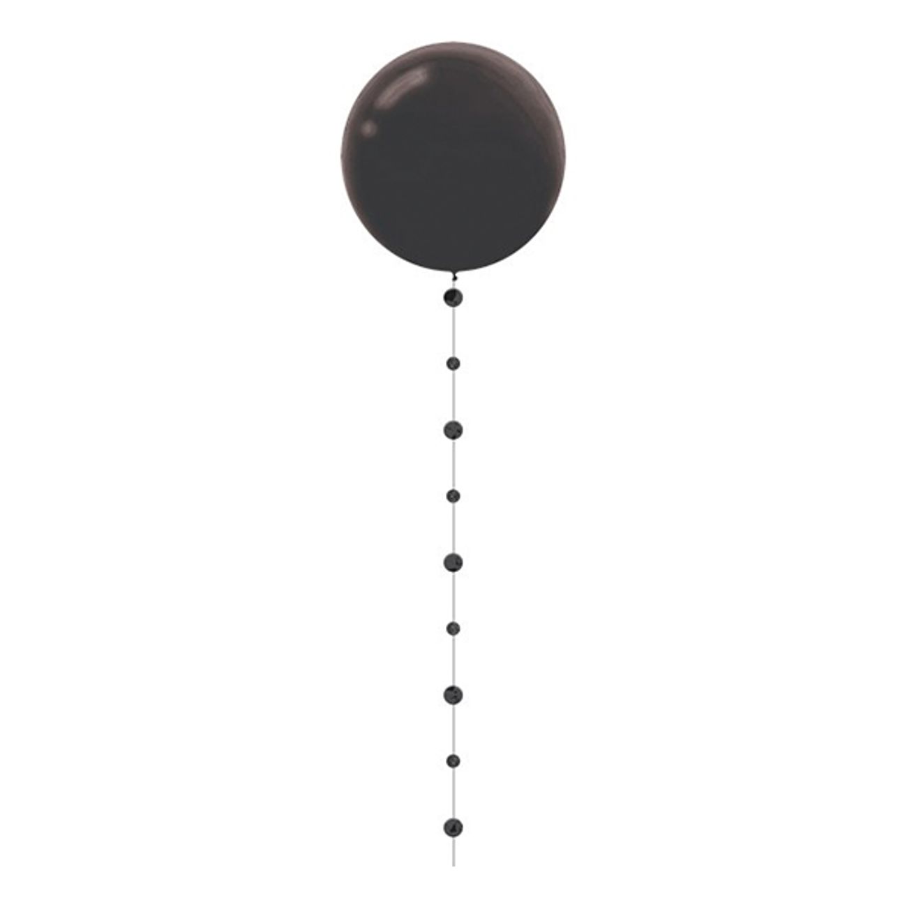 ballongsvans-svartglitter-1