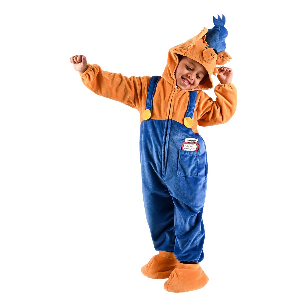 Bamse Jumpsuit Barn Maskeraddräkt