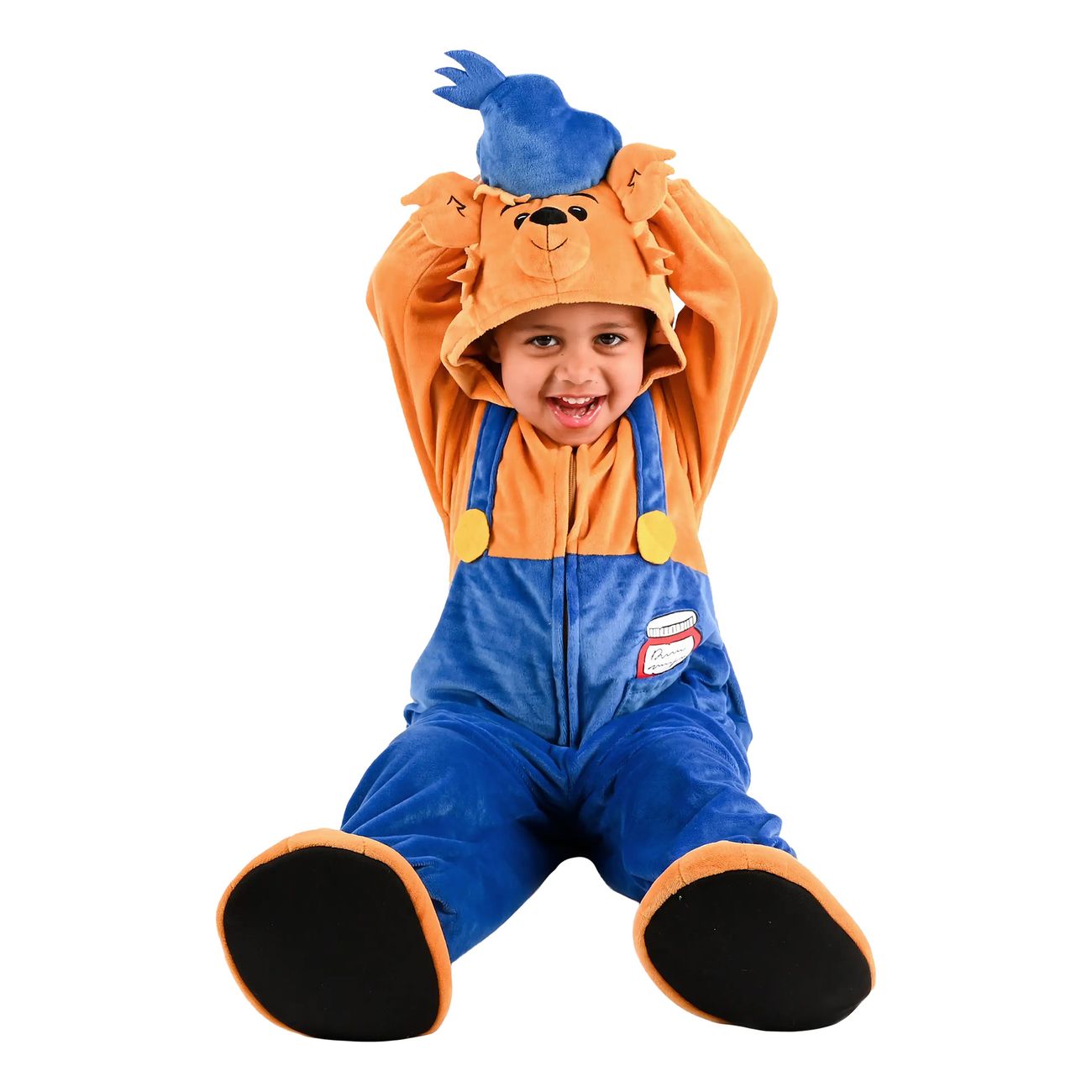 Bamse Jumpsuit Barn Maskeraddräkt