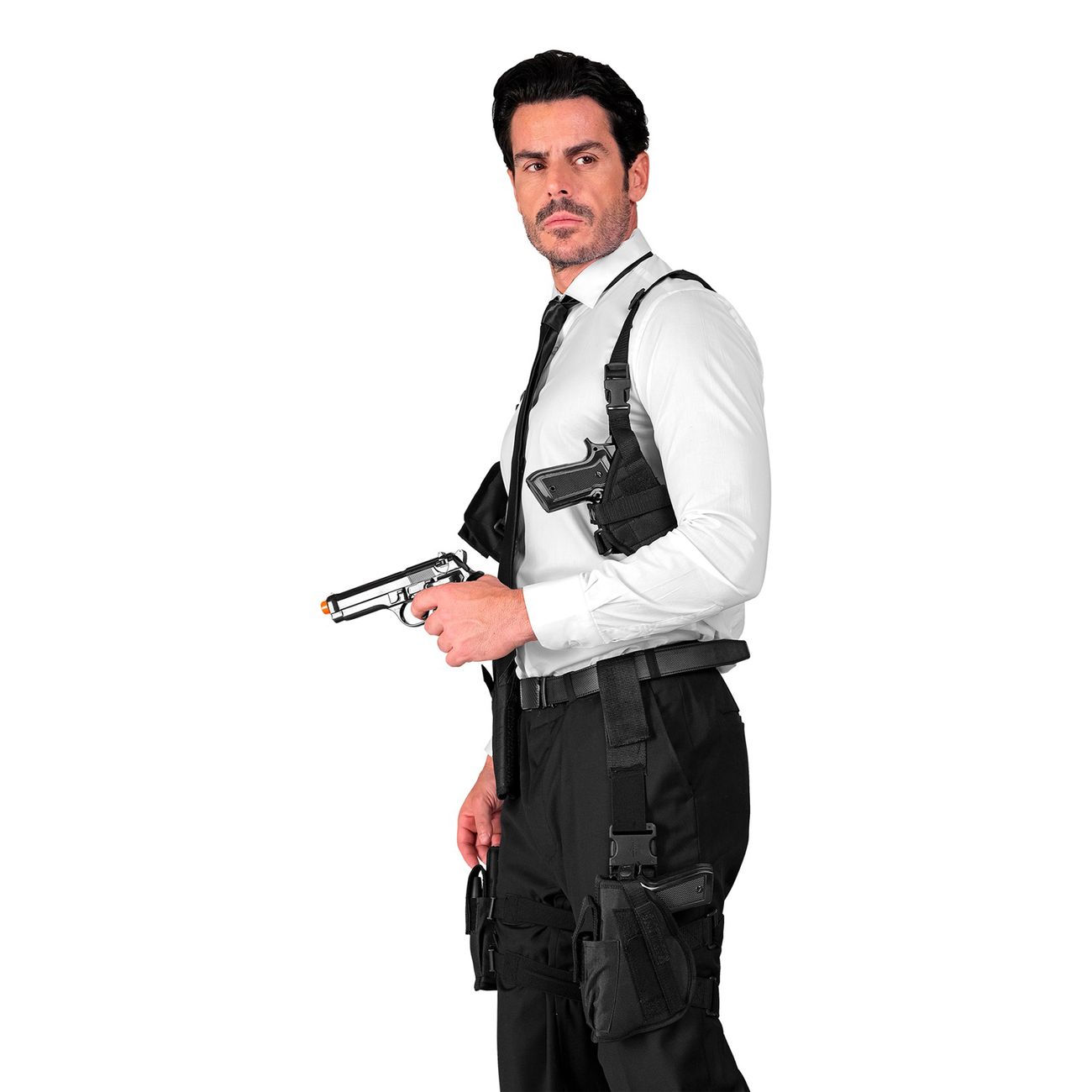 Benhölster Vänster Svart