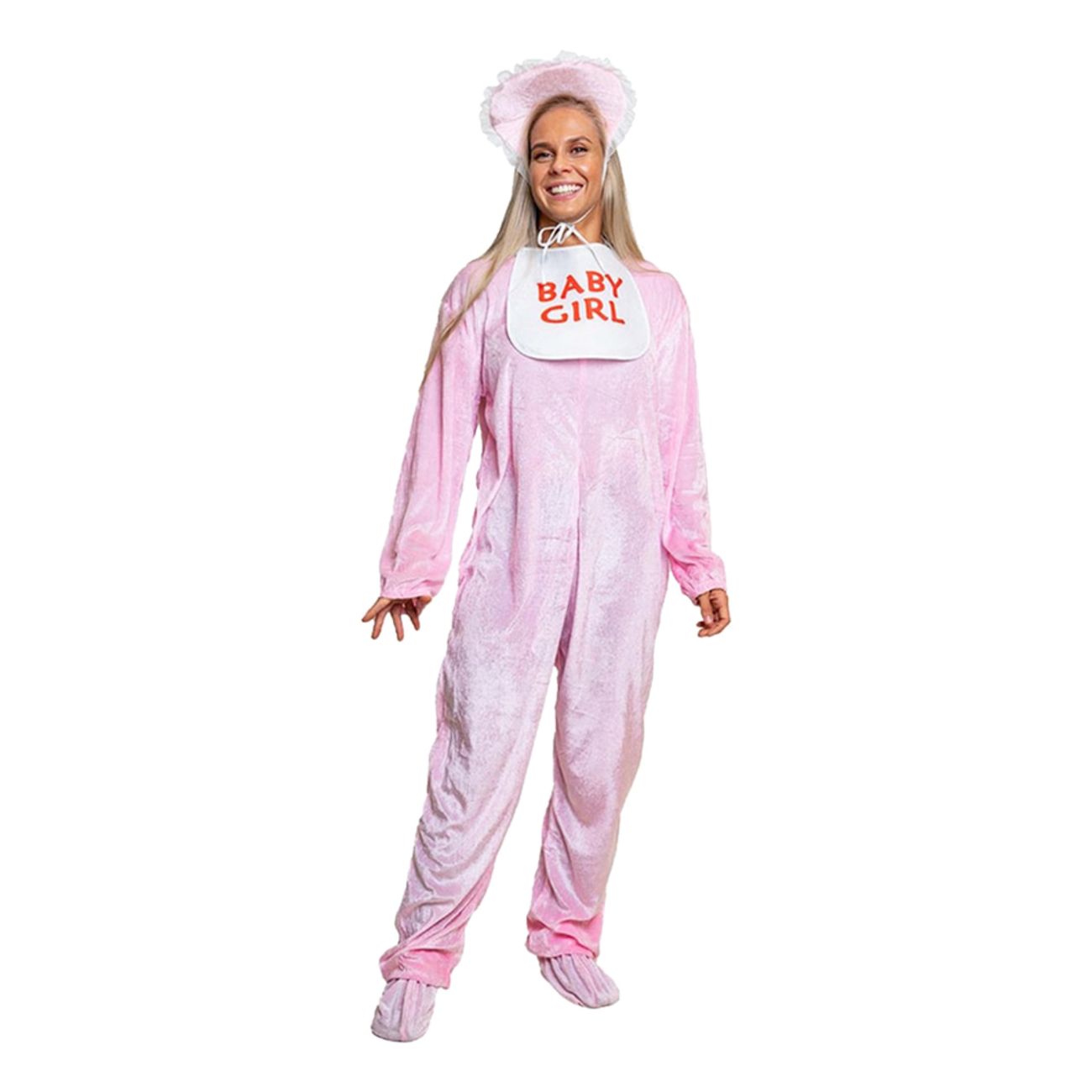 Big Baby Rosa Maskeraddräkt