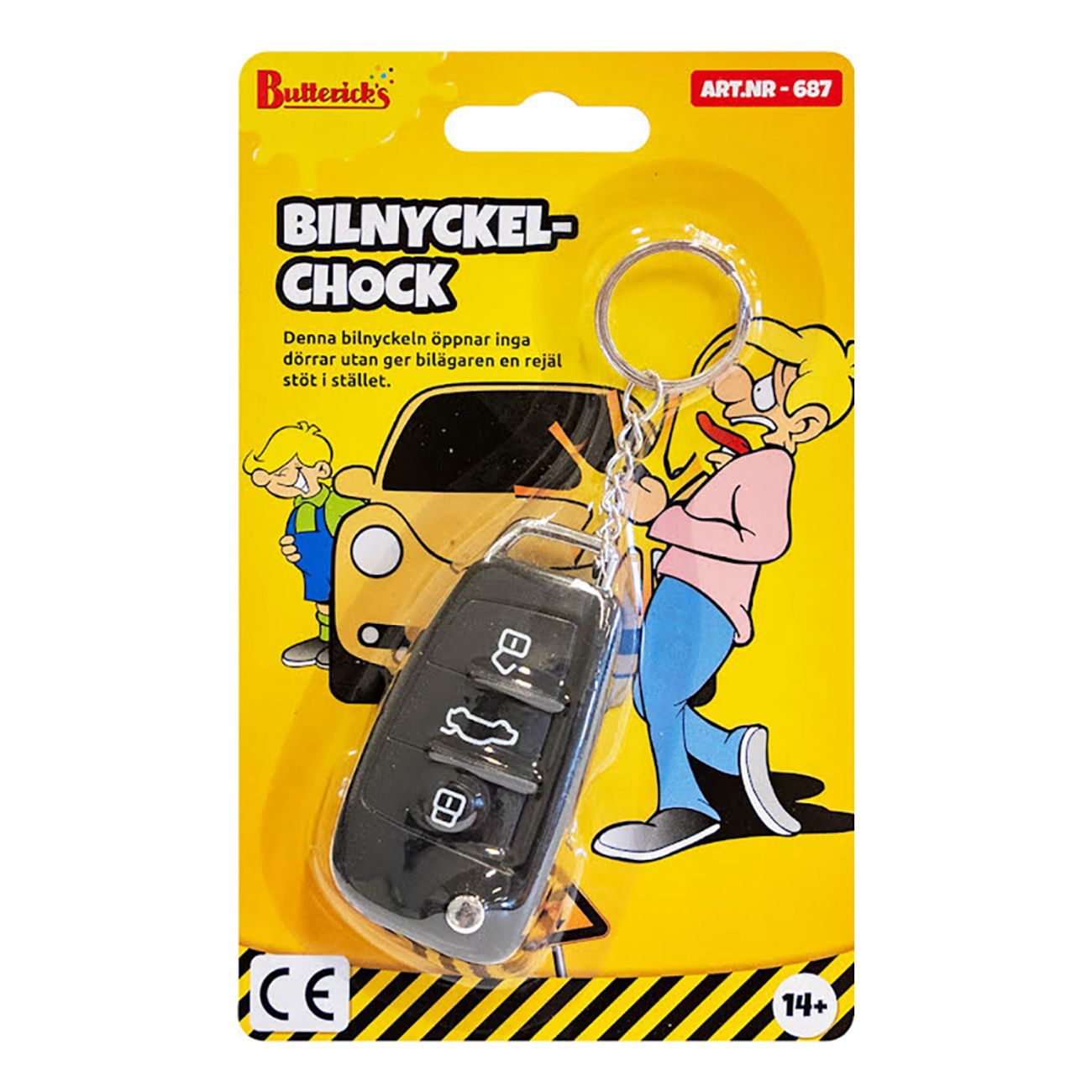 bilnyckel-med-elchock-skamtartikel-88316-1