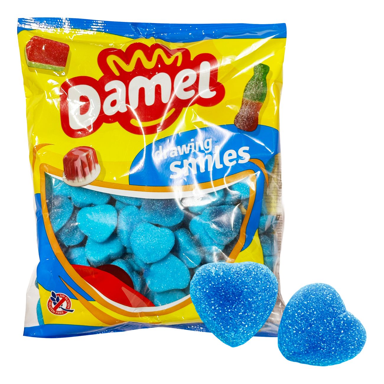 Blue Razz Hjerter Storpakning