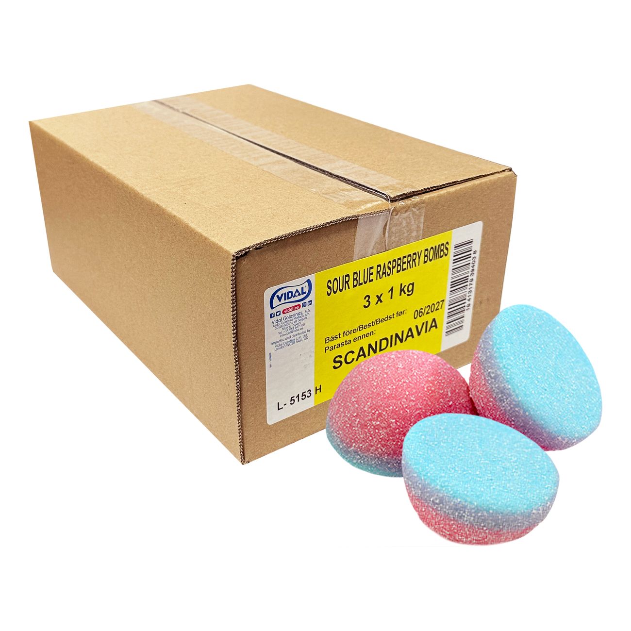 Blueberry Raspberry Bombs Storpack