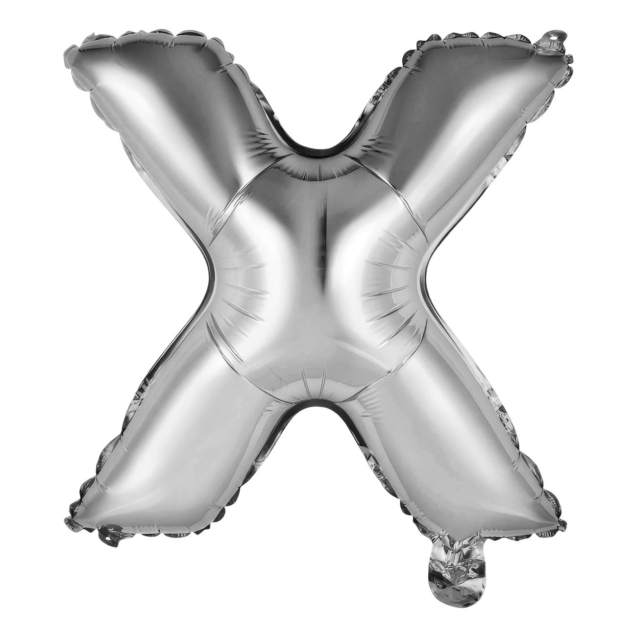 bokstavsballong-mini-silver-metallic-94013-55