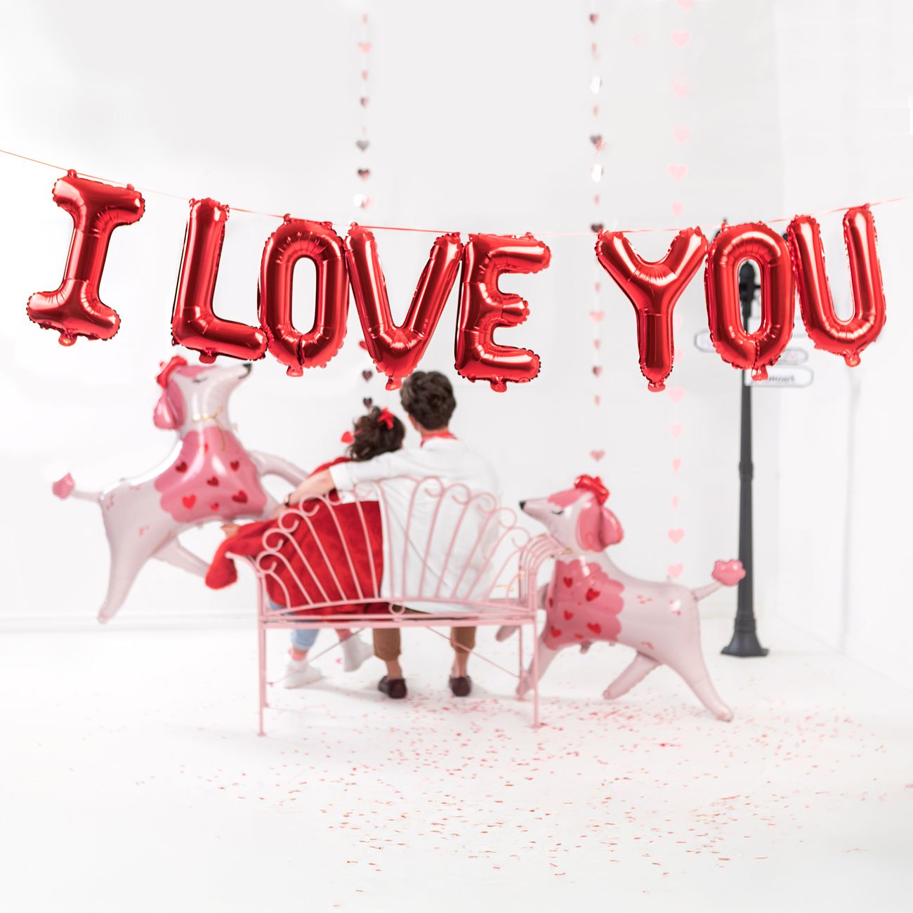 Kirjainilmapallot I Love You