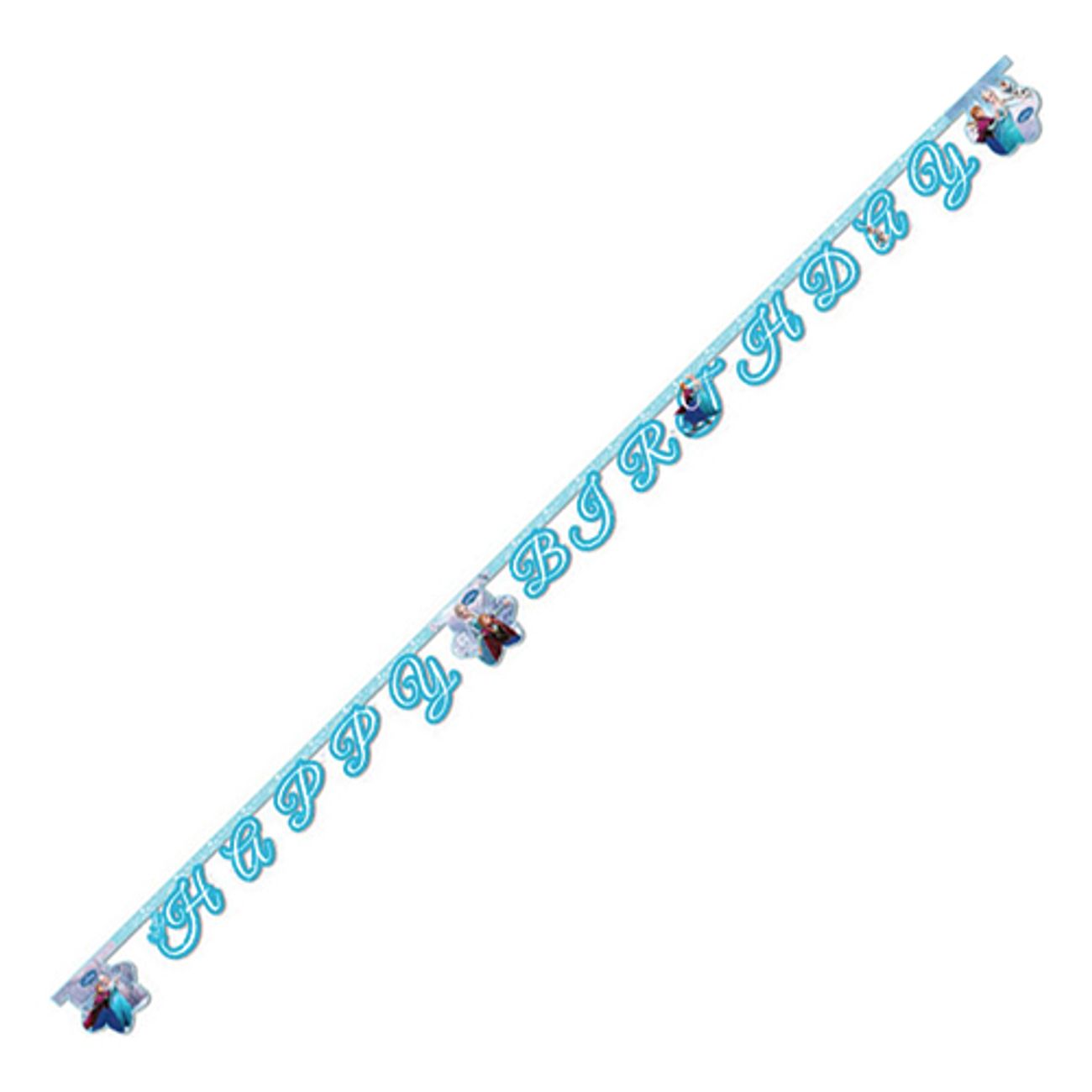 Bogstavguirlande Happy Birthday Frost