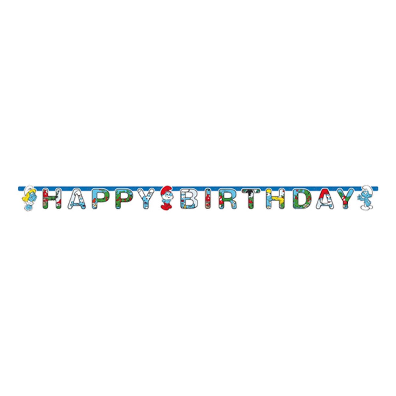 bokstavsgirlang-happy-birthday-smurfarna-1