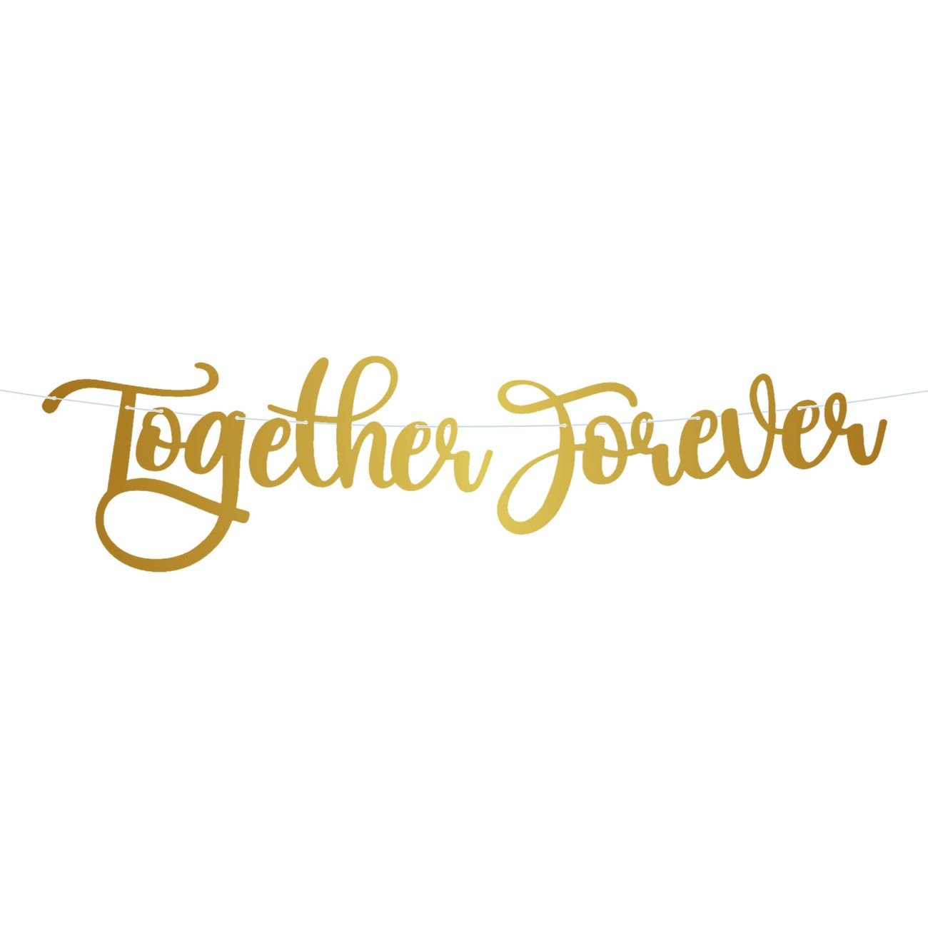 Bokstavsgirlang Together Forever