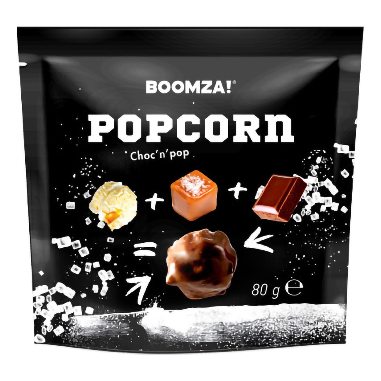 Boomza Popcorn Salted Caramel Chocolate