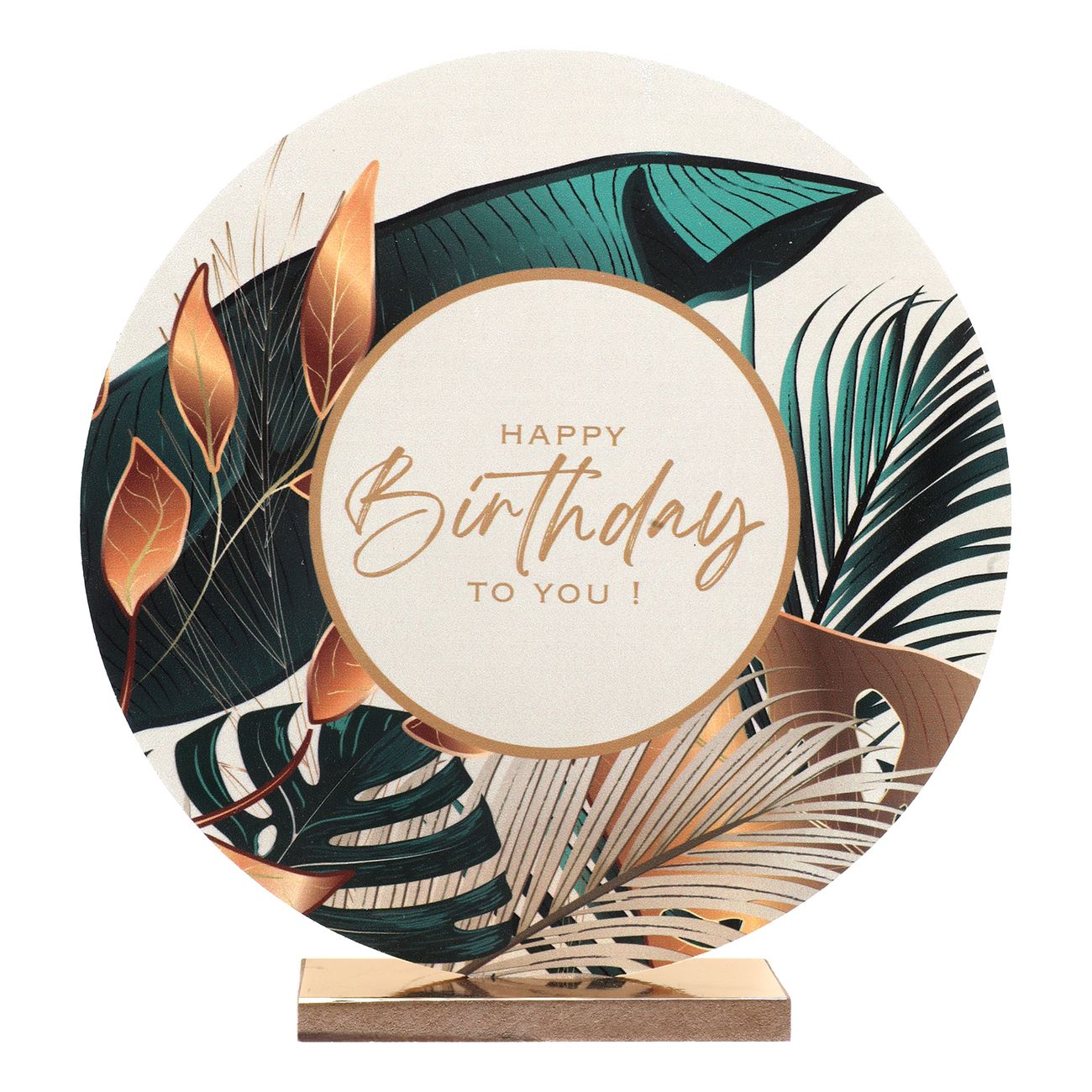 Bordsdekoration Birthday Jungle Vert