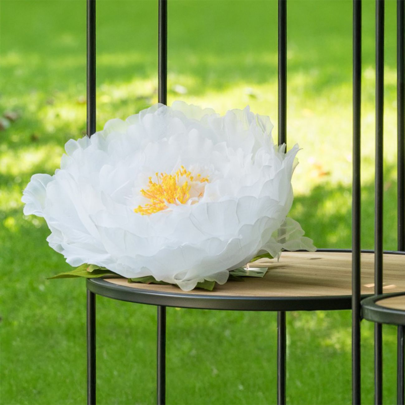 Bordsdekoration Pion Vit