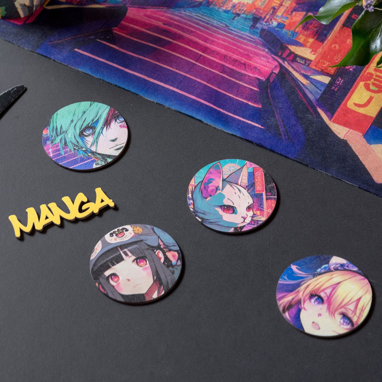 Bordsdekorationer Manga