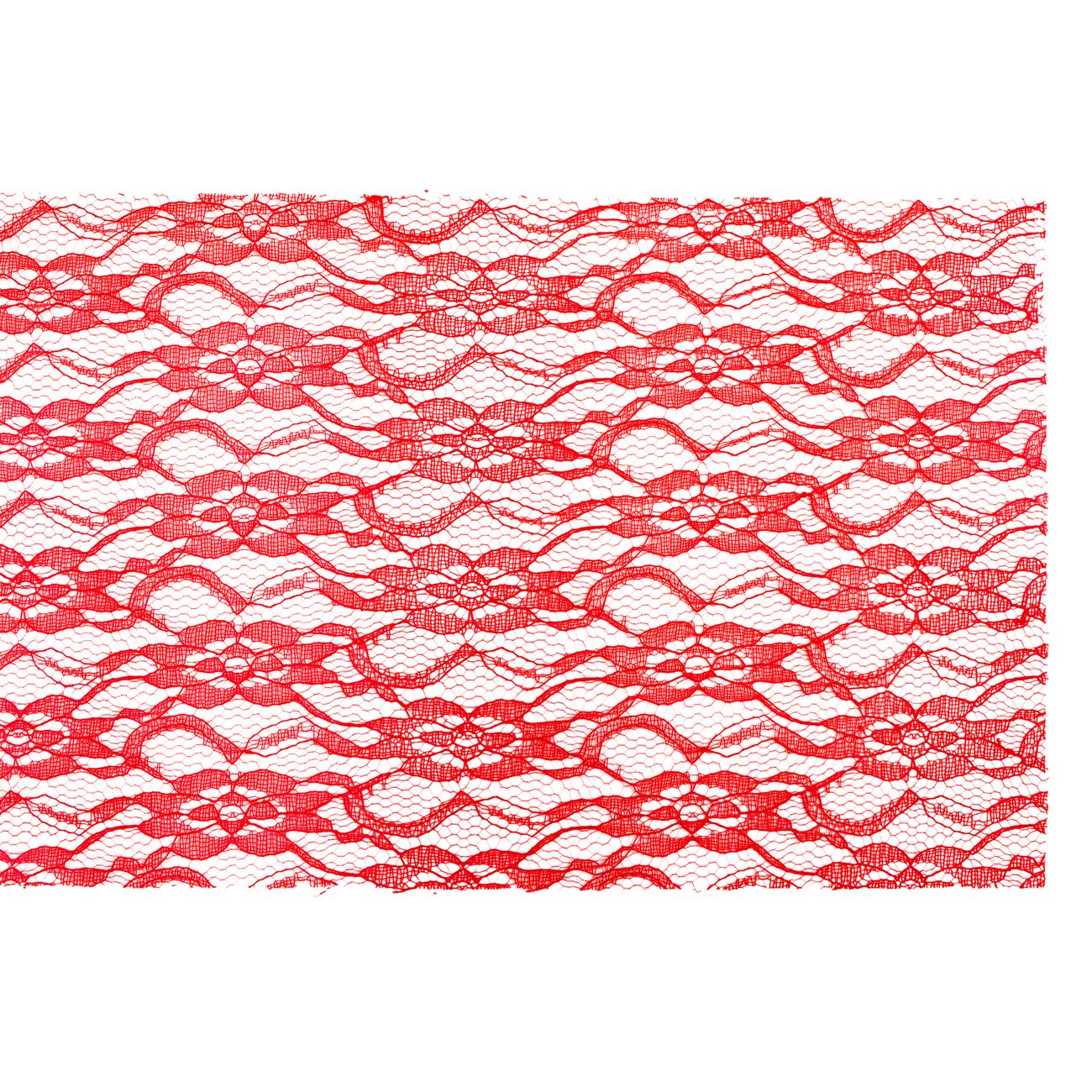 Bordløper i Blonder Rød