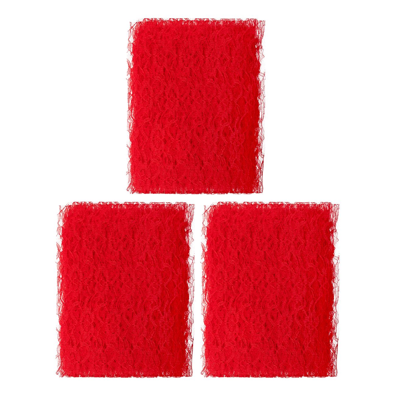 Bordløper i Blonder Rød