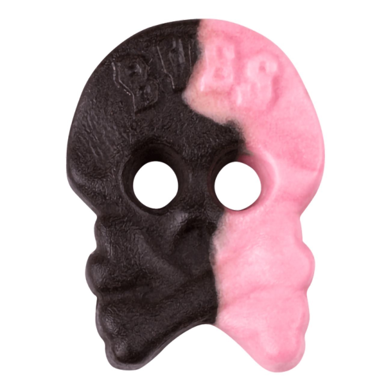 Bubs Dødningehoveder Hindbær/Lakrids Skum Storpak