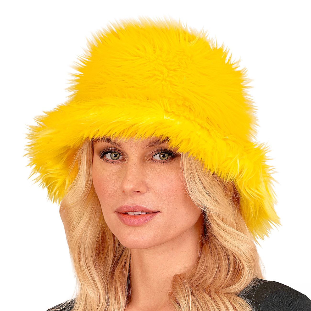 Bucket Hat Fluffig Gul