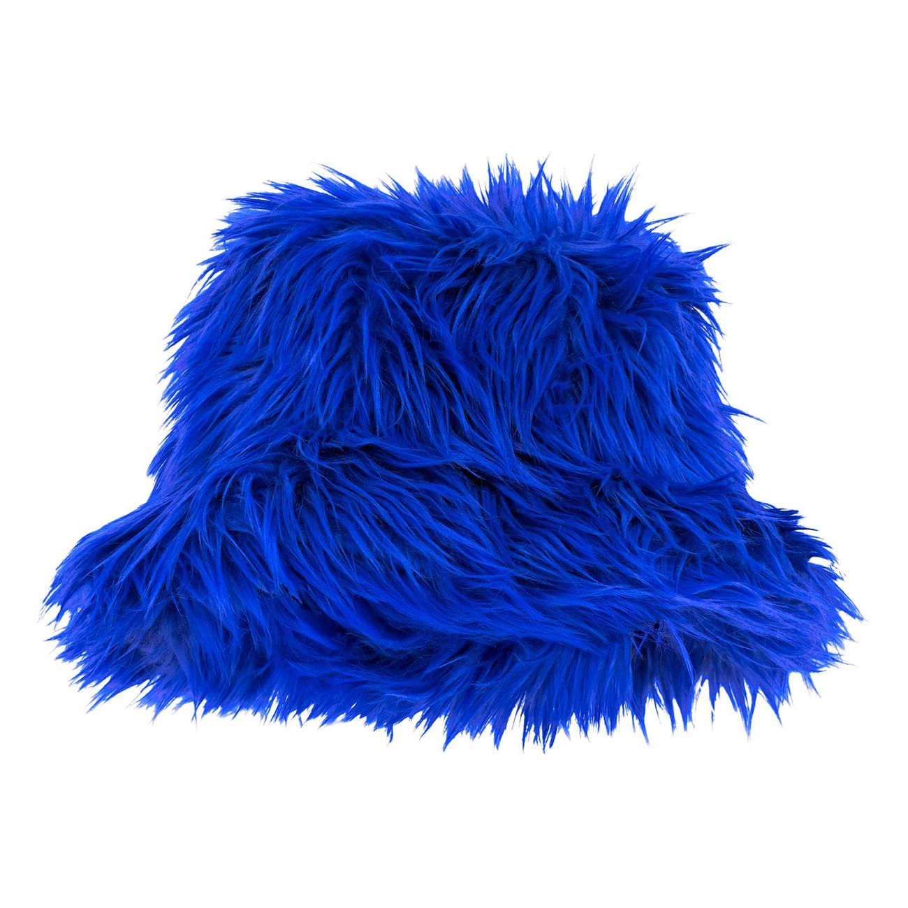 Bucket Hatt Fluffig Blå