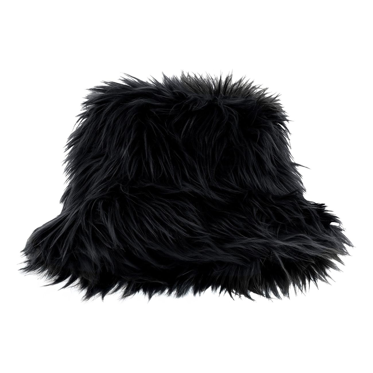 Bucket Hatt Fluffig Svart