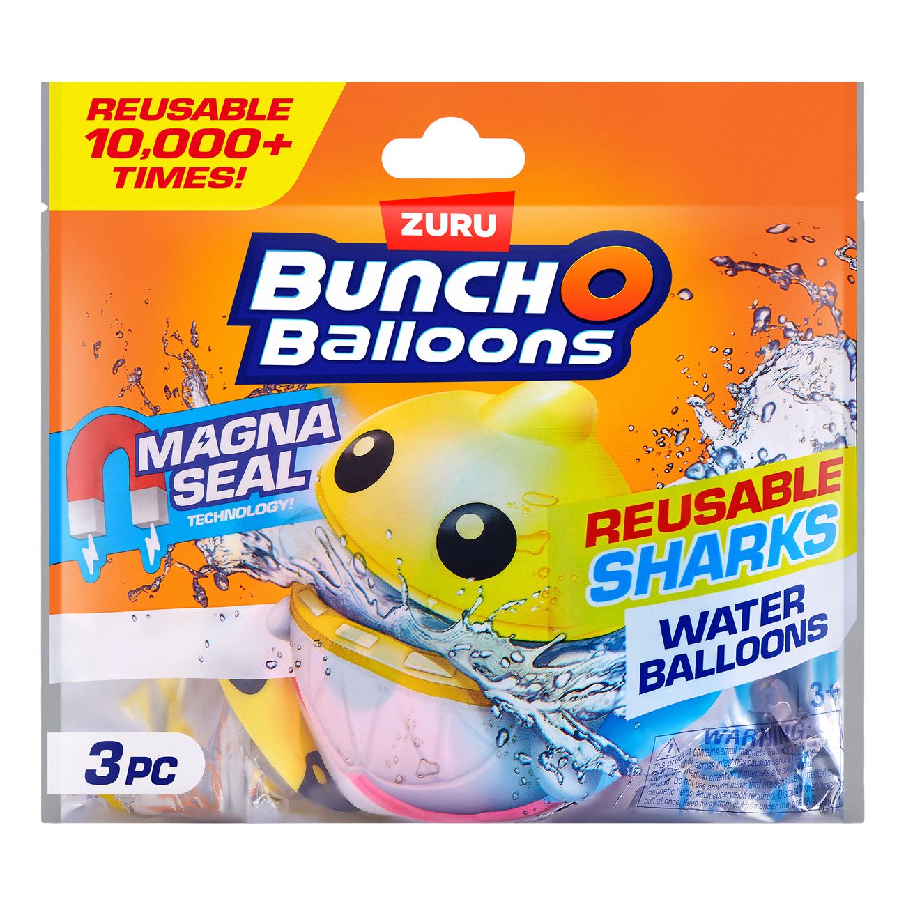 Bunch O Balloons Återanvändbara Vattenballonger Hajar