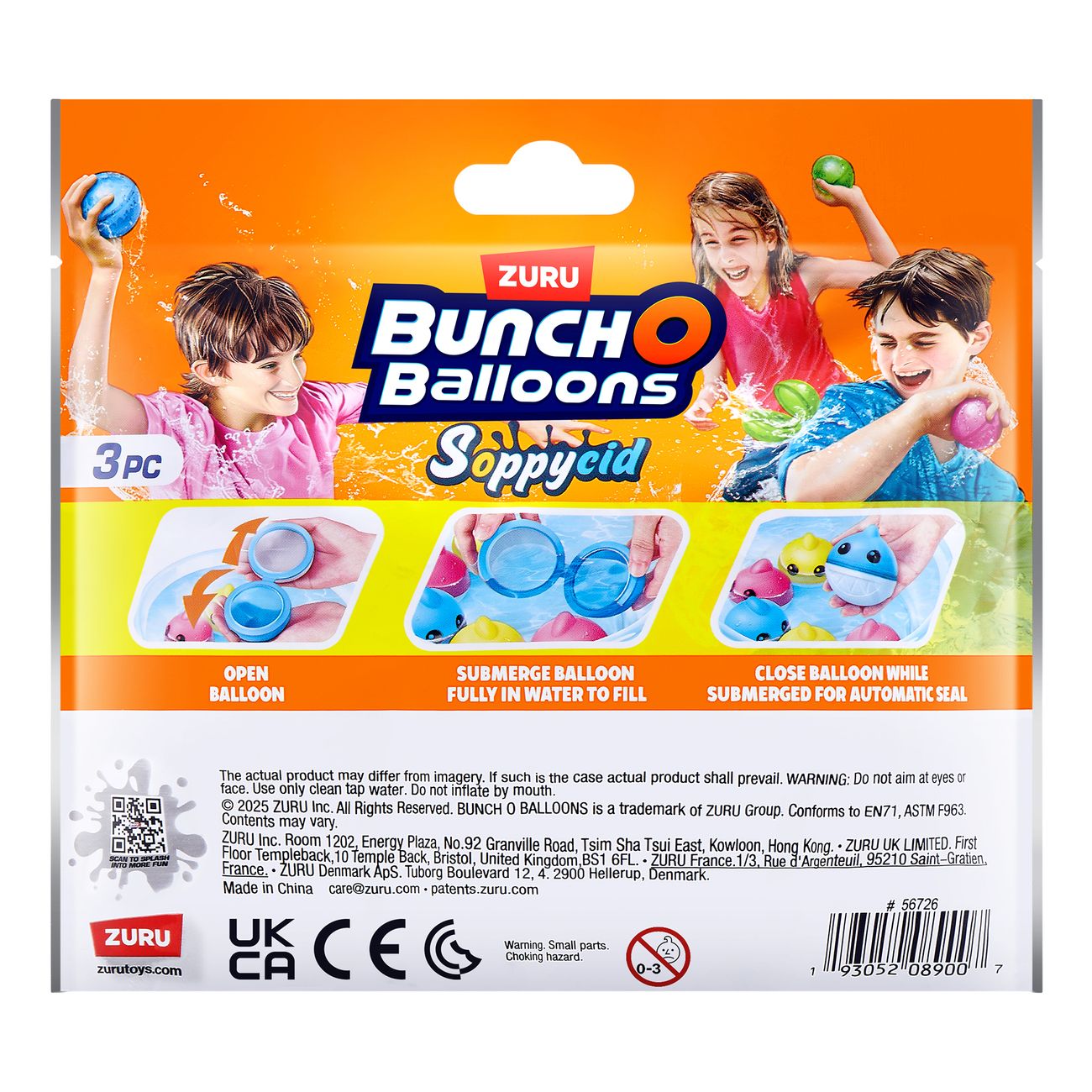 Bunch O Balloons Återanvändbara Vattenballonger Hajar