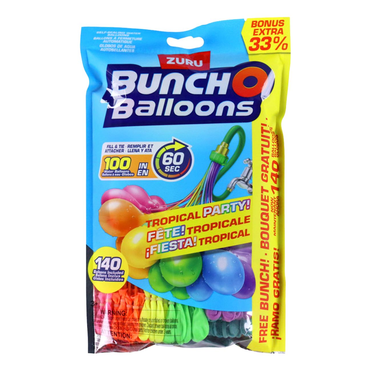 Bunch O Balloons Tropical Party Vattenballonger