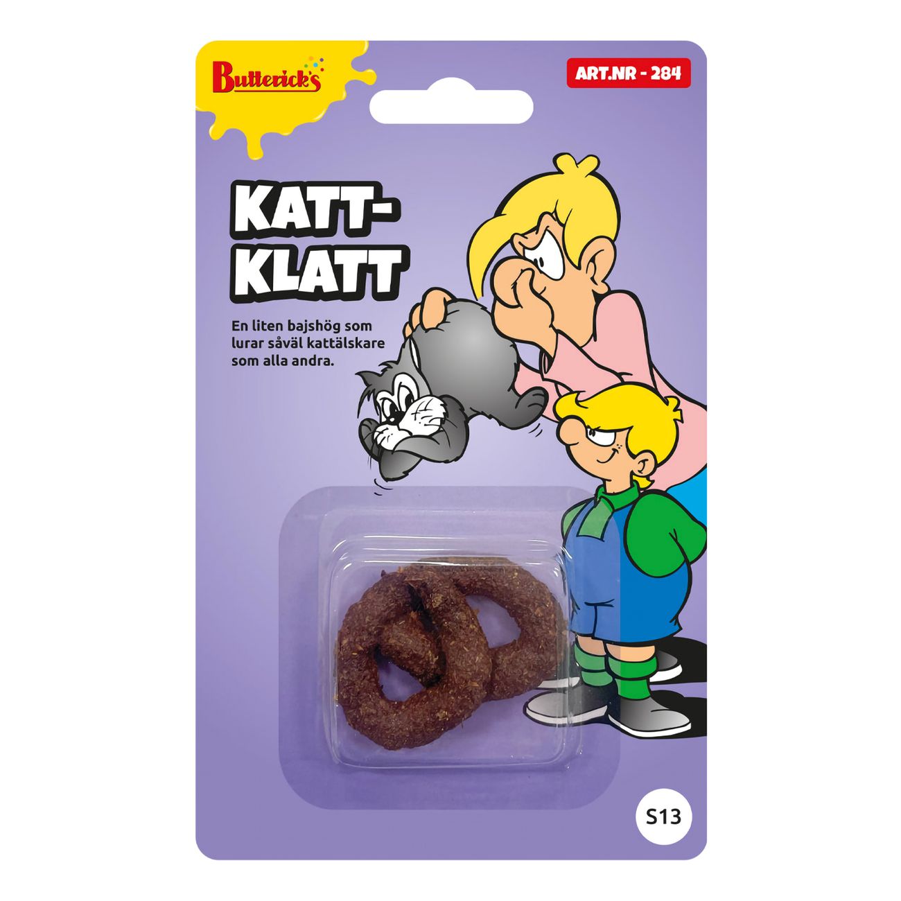 Butterick's Kattbajs Skämtartikel