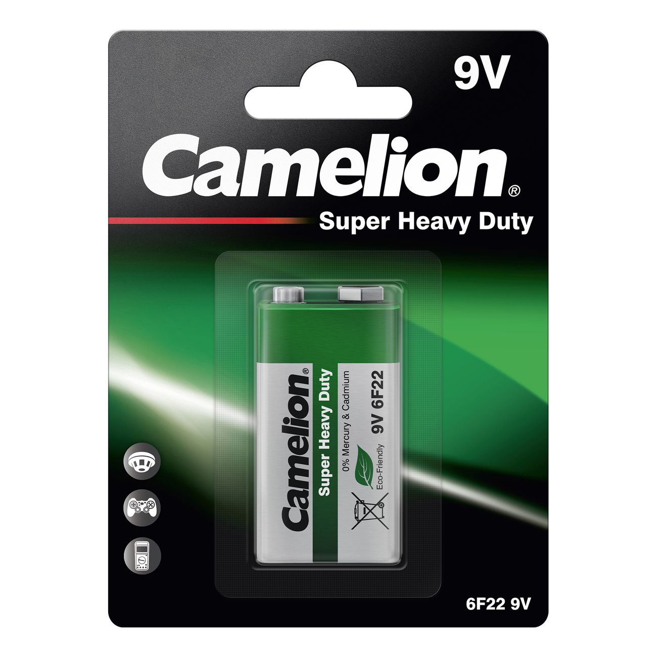 Camelion Super Heavy Duty 9V-Batteri